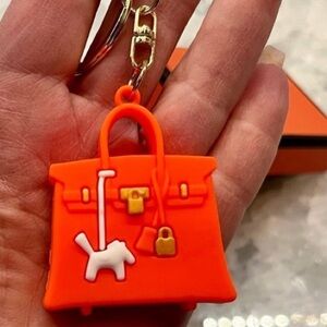 Mini Silicone Purse-Style Keychain Charm with Box